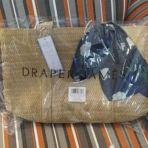 James Draper Straw Bag